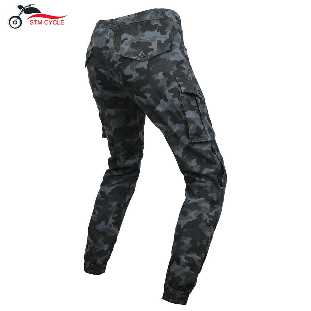 Motorcycle Gear Testing - Jeans mimetici da uomo Pantaloni da
