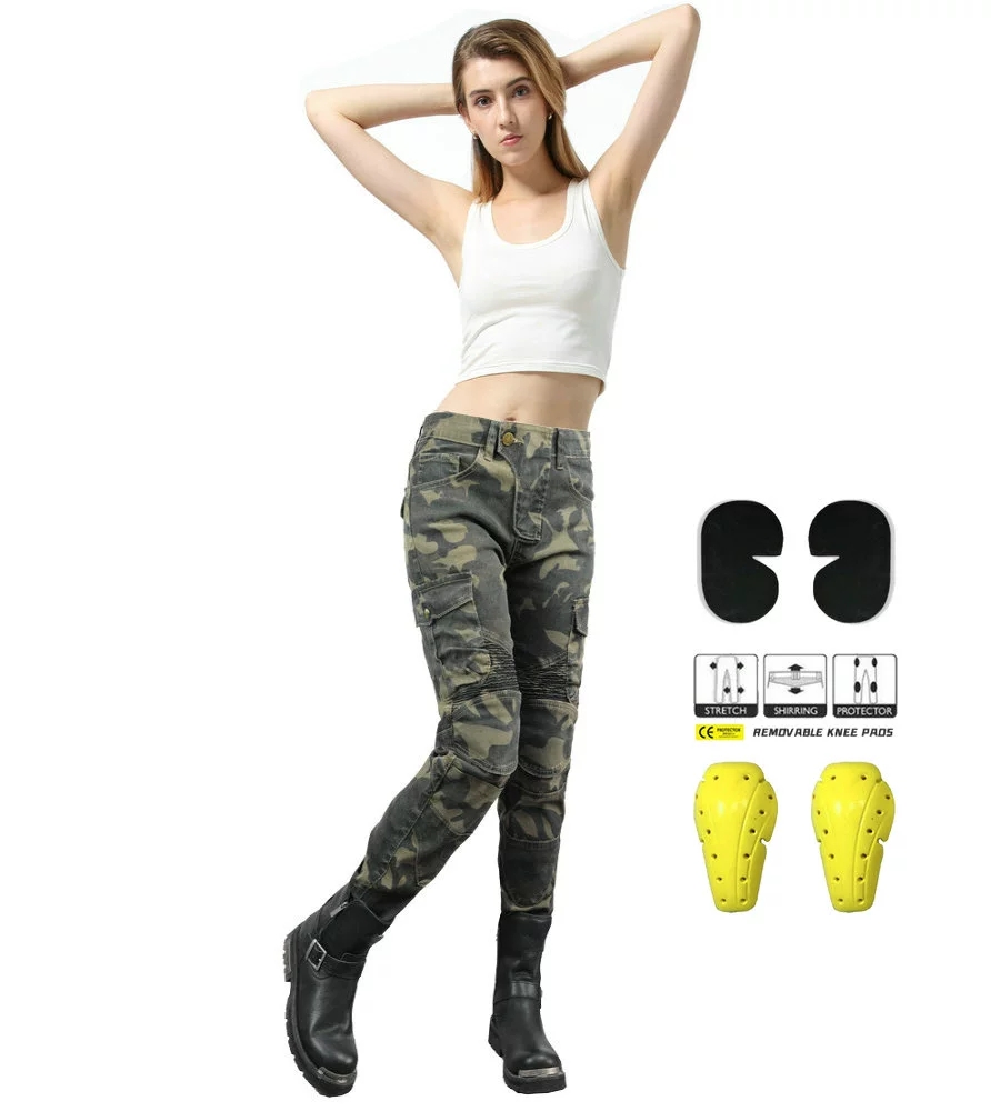 Motorcycle Gear Testing - Jeans da donna Pantaloni da moto