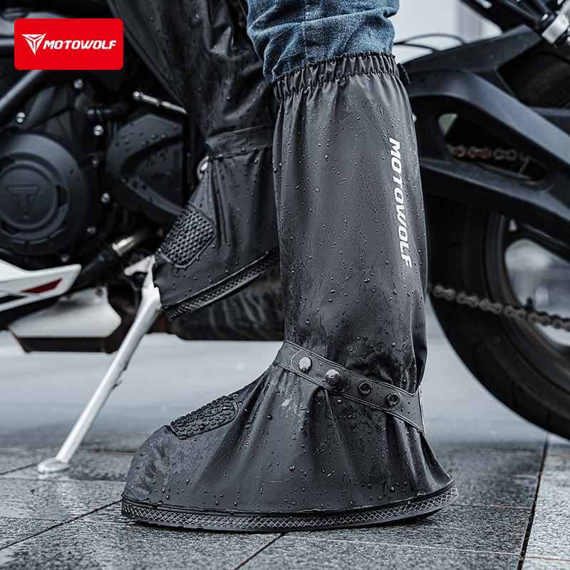 Motorcycle Gear Youtube - Copriscarpe da moto in PVC spesso,