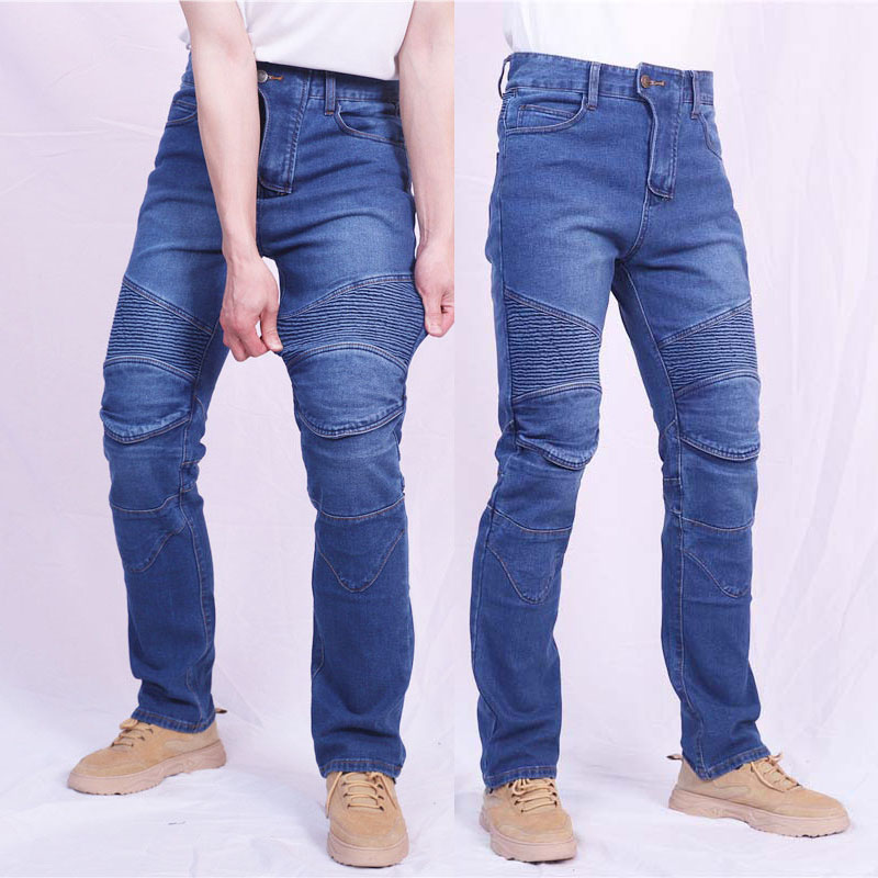 Motorcycle Gear Testing - Jeans da Moto per Uomo, Pantaloni
