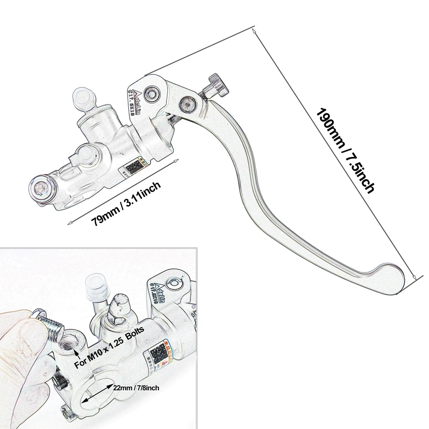 Leva pompa freno frizione moto - Motorcycle Gear And Accessories recensione e prezzo